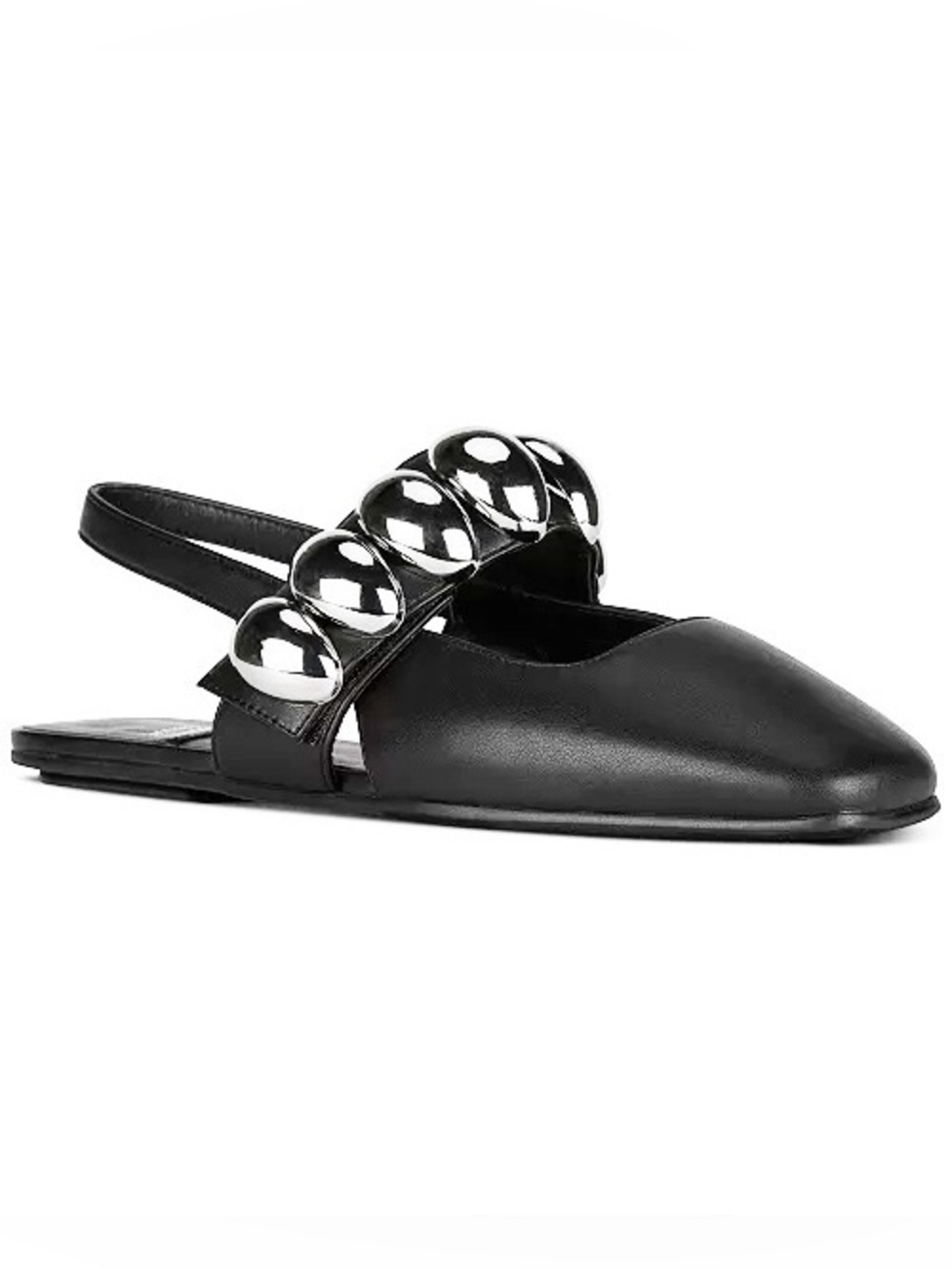 {Jeffrey Campbell} Manon Dome-Studded Slingback Flats